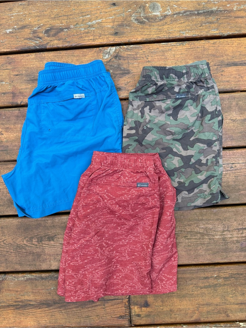 Columbia bundle of PFG shorts